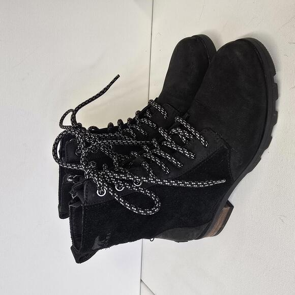 Sorel Shoes - Sorel Women's Black Lace-Up Boots Size 5